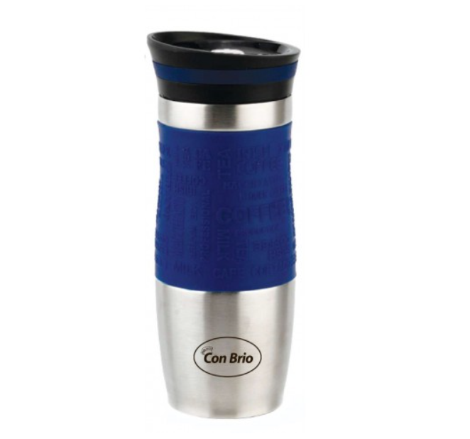 Термос Con Brio CB-364-SV нержавеющая сталь 500 мл Синий (2784944760)