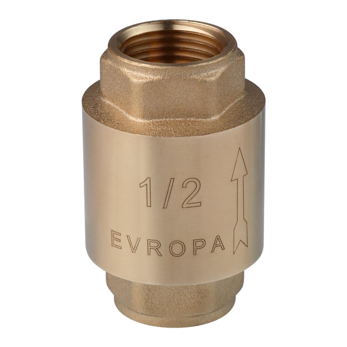 Зворотний клапан для води Karro Europa CV013363 пружинний 1/2" (233036) Зворотний клапан для води Karro Europa CV013363 пружинний 1/2" (233036)