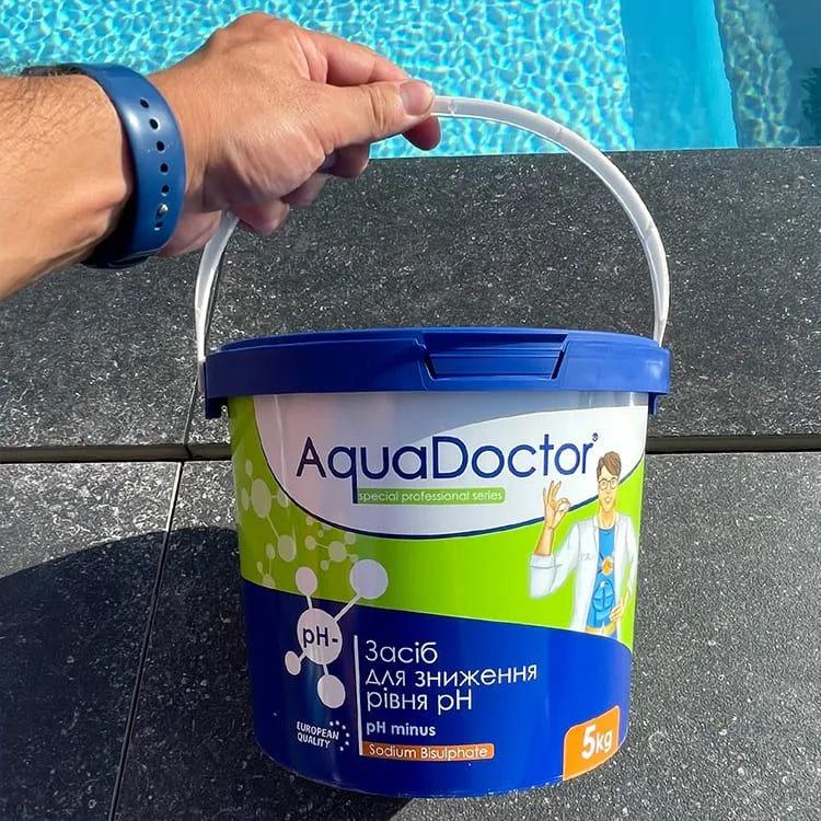 Коагулянт жидкий AquaDoctor pH Minus 7,5 кг - фото 2 Коагулянт жидкий AquaDoctor pH Minus 7,5 кг - фото 2