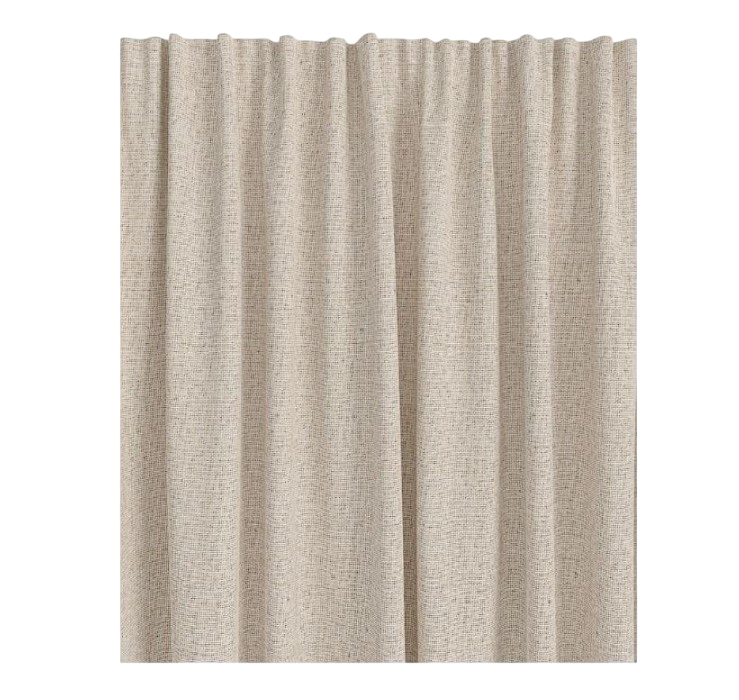 Занавеска блекаут 140x300 см Песочный