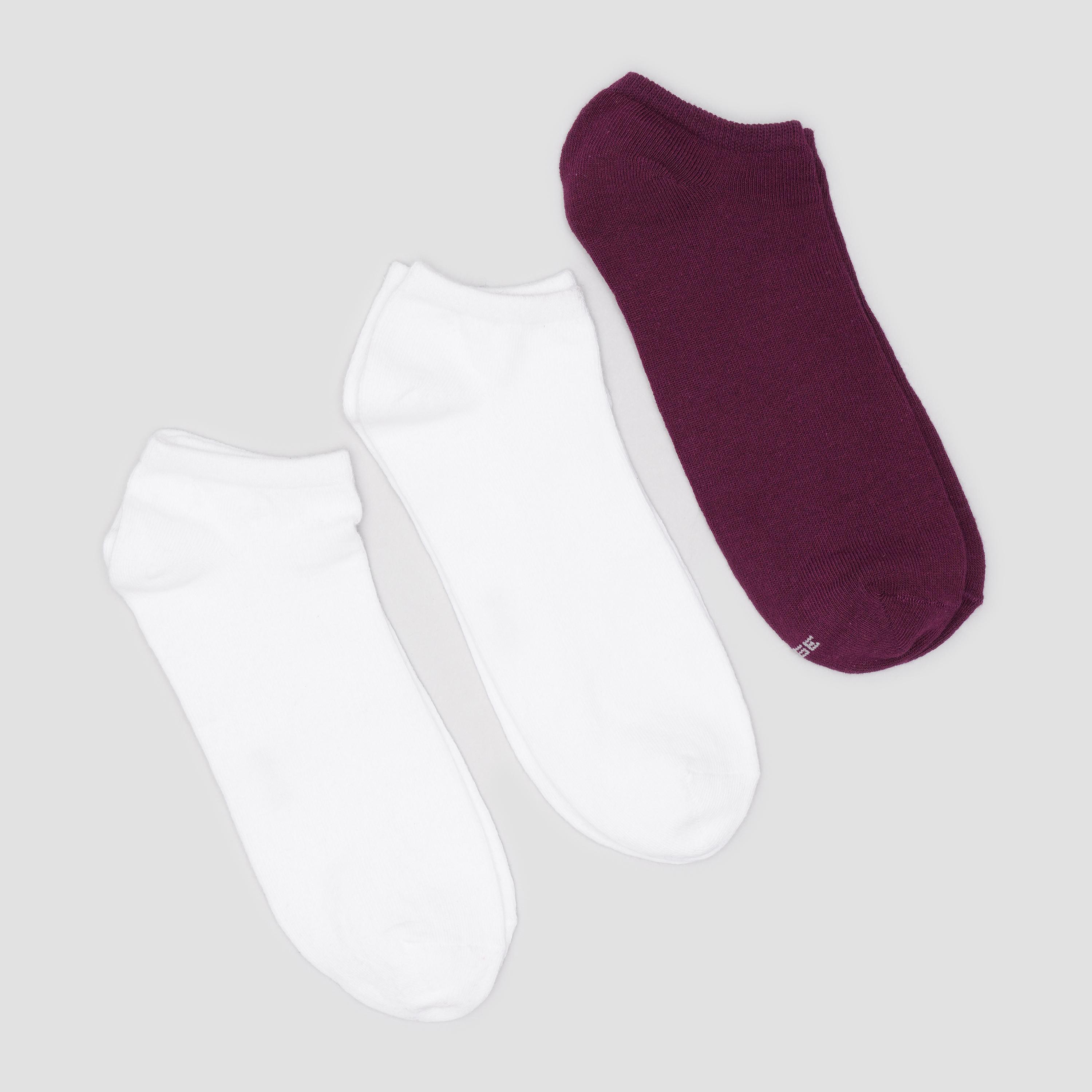 Шкарпетки C&A 3 пари р. 39-42 Бордовий/Білий (30097123456)