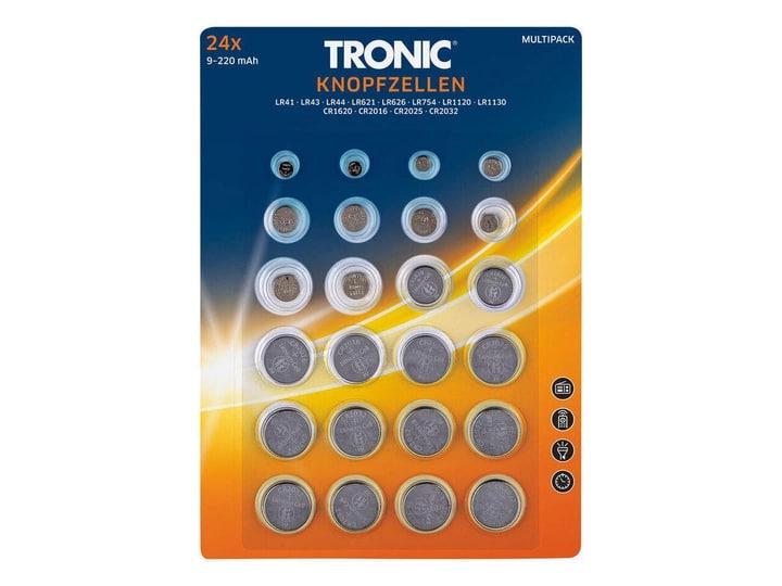 Батарейка таблетка Tronic 12 типов 24 шт. (HG05010)