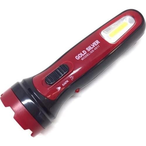 Ліхтар акумуляторний ручний GS-4511 9348 4 Вт Gold Silver (4500173) - фото 2 Ліхтар акумуляторний ручний GS-4511 9348 4 Вт Gold Silver (4500173) - фото 2