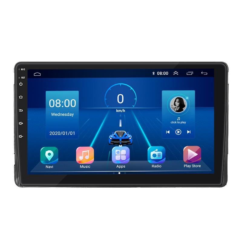 Автомагнитола штатная Lesko для TOYOta Matrix II E140 2008-2014 9" 4/32Gb 4G Wi-Fi GPS Top MOB