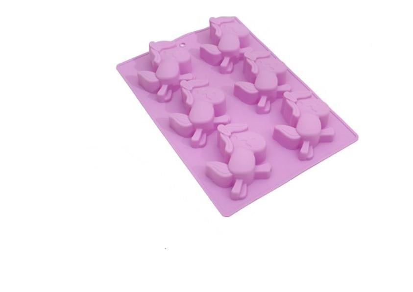 Форма для випікання силіконова Коники 28х20 см 6 шт. (AN013088)