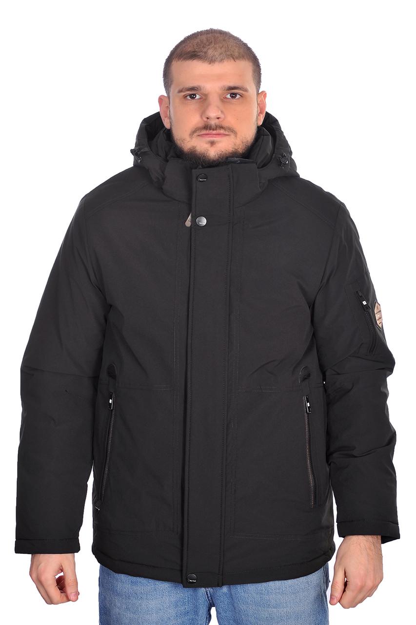 Куртка зимова чоловіча Black Vinyl 24-C24-2569L р. 48 Чорний (24-C24-2569L_43_48) - фото 2 Куртка зимова чоловіча Black Vinyl 24-C24-2569L р. 48 Чорний (24-C24-2569L_43_48) - фото 2