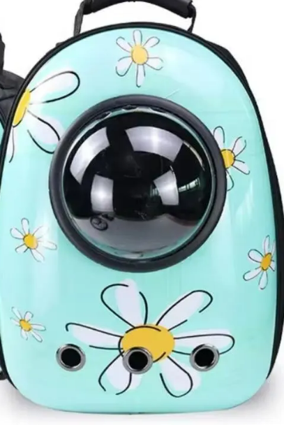 Рюкзак для переноски животных CosmoPet с иллюминатором Ромашки - фото 9 Рюкзак для переноски животных CosmoPet с иллюминатором Ромашки - фото 9