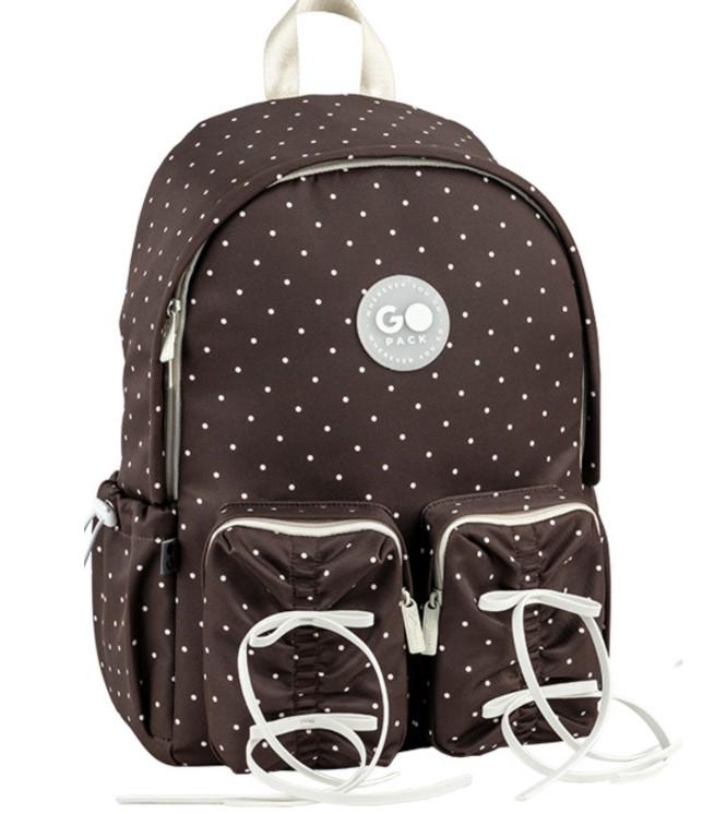 Рюкзак GoPack Education Teens GO26-130L-2 и карандаши KITE 18 цв. Коричневый