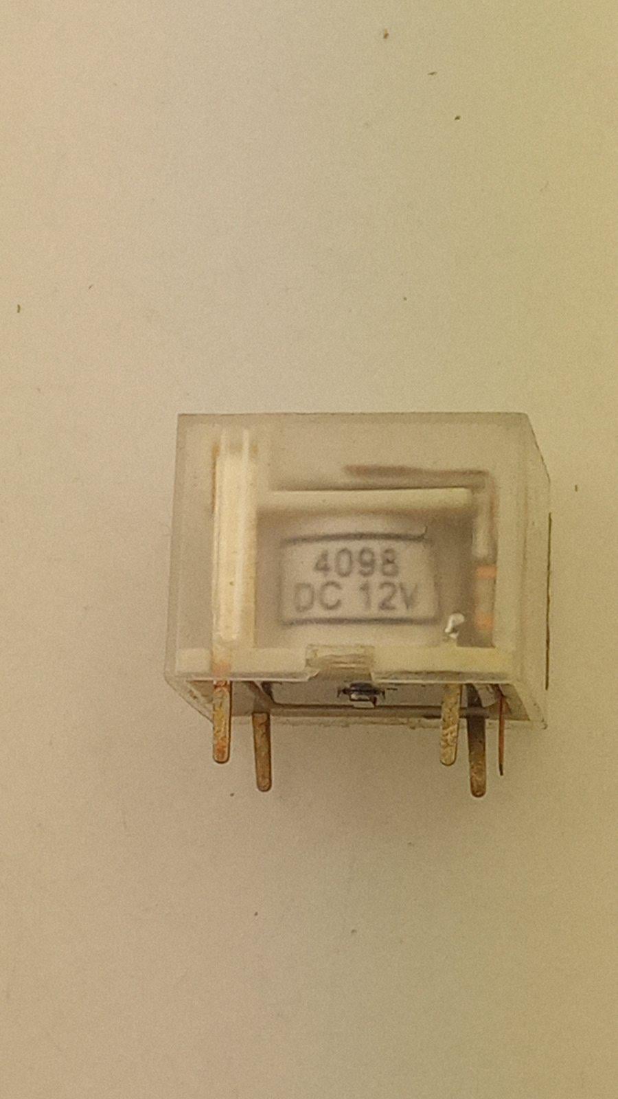 Реле JZC-6F 4098 Elzet PCB 12VDC/1C/2A/125VAC/19/2x15/4x14/8 мм
