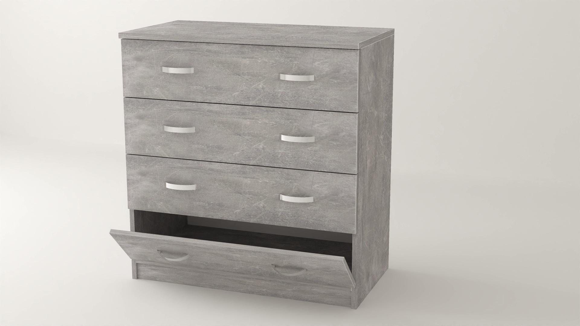 Комод Алекса ВК-20 90х45х90 см Індастріал (61019) - фото 1