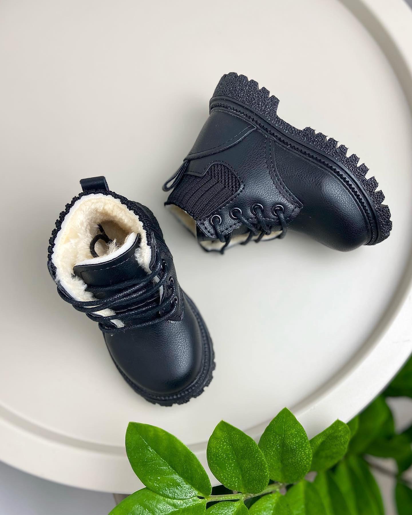 Ботинки зимние детские р. 21 Черный (380) - фото 2