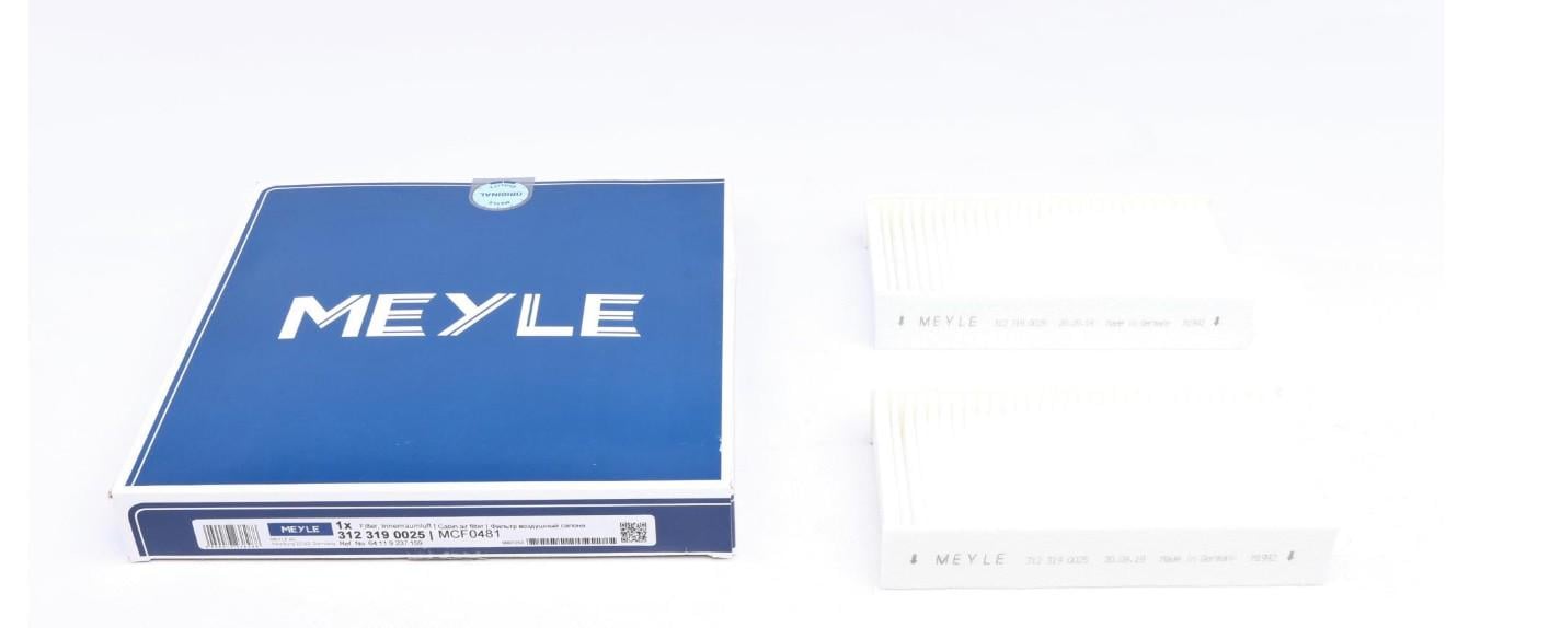 Фільтр салону Meyle для BMW X3 F25/X4 F26 2,0/3,0D 10-18- (312 319 0025)