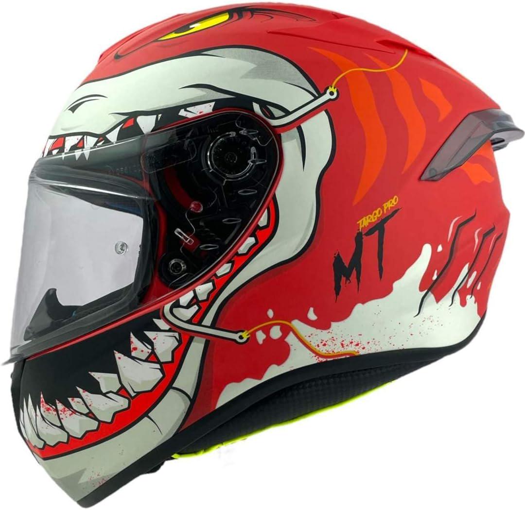 Мотошлем MT HELMETS TARGO PRO Sharky C5 M Matt Red (27823)