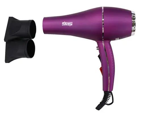 Фен для укладки волос DSP 30249 2200 Вт 2 режима работы 2 насадки Фиолетовый (3216363Од) - фото 3 Фен для укладки волос DSP 30249 2200 Вт 2 режима работы 2 насадки Фиолетовый (3216363Од) - фото 3