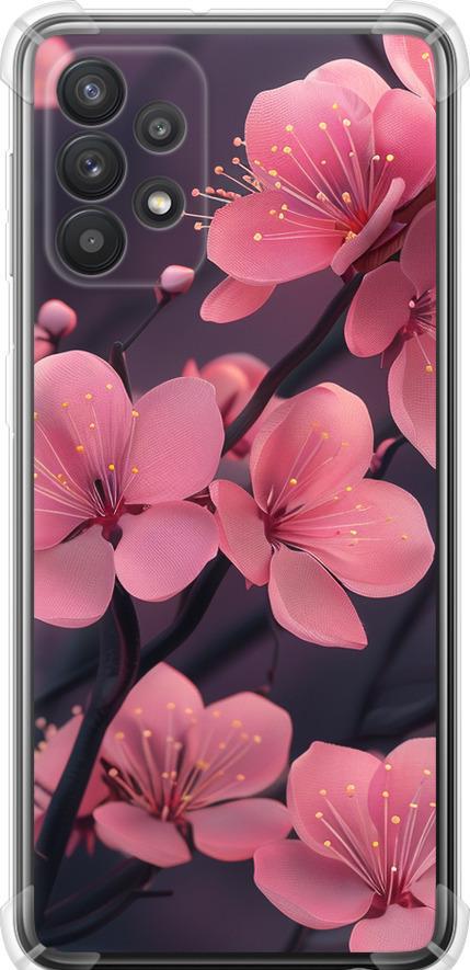 Чехол на Samsung Galaxy A32 A325F Пурпурная сакура (6075sp-2204-42517)