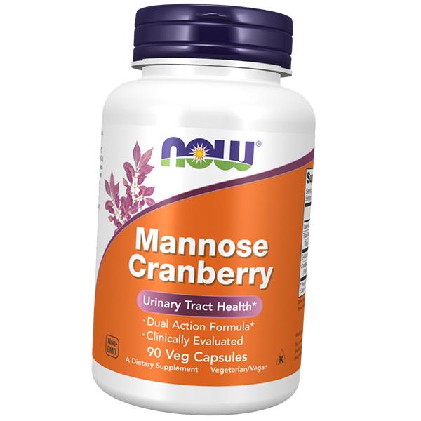 Добавка Now Foods Mannose Cranberry 90 вег. капс. (72128037)