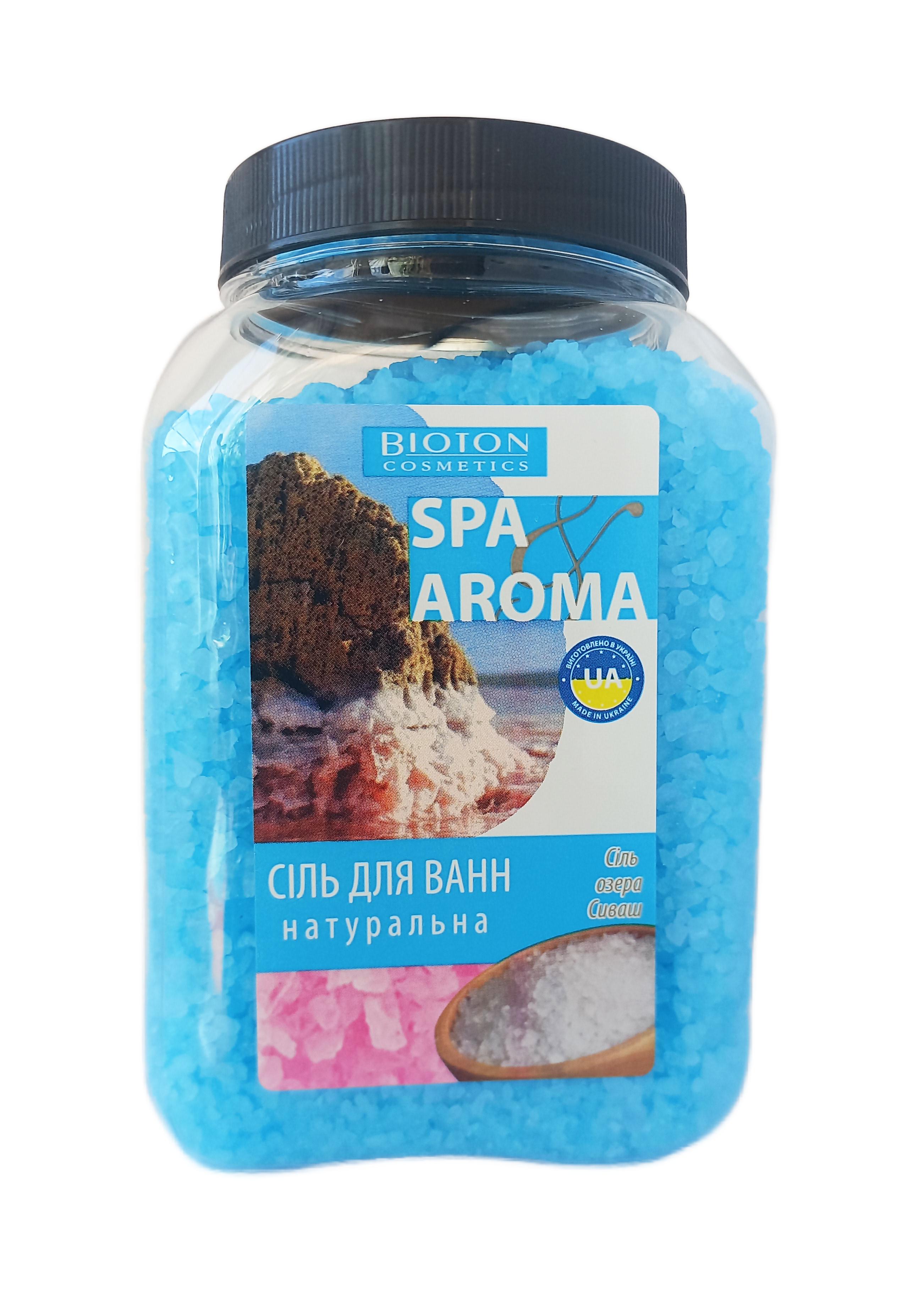 Соль для ванн природная BIOTON COSMETICS Spa Aroma природная озера Сиваш 750 г (88441)