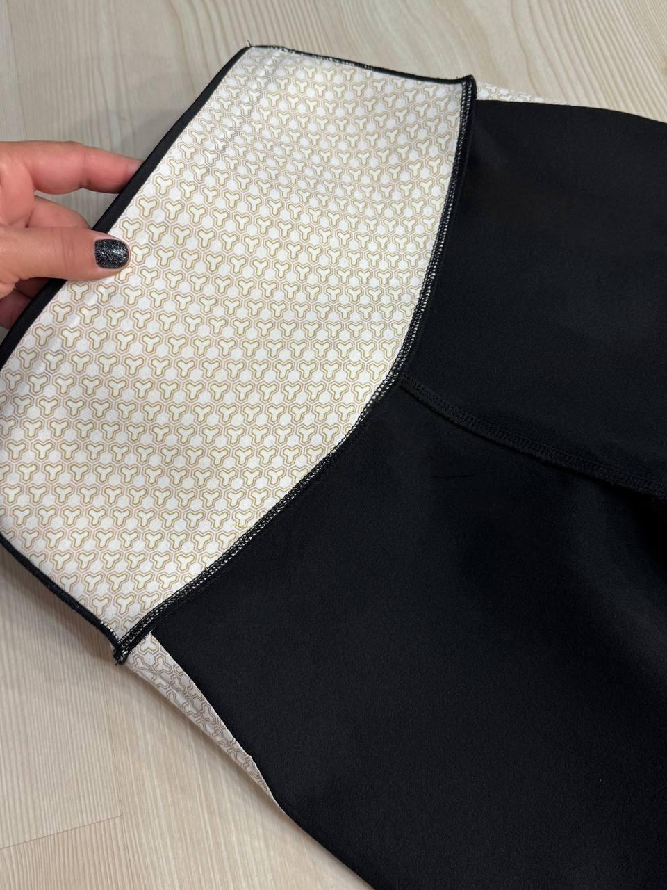 Лосины женские Black Cyclone 312 утепленные с утягивающим поясом и пуш-ап ML Черный (5687) - фото 8