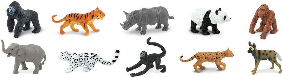 Набор фигурок Вымирающие виды в тубусе Safari Ltd