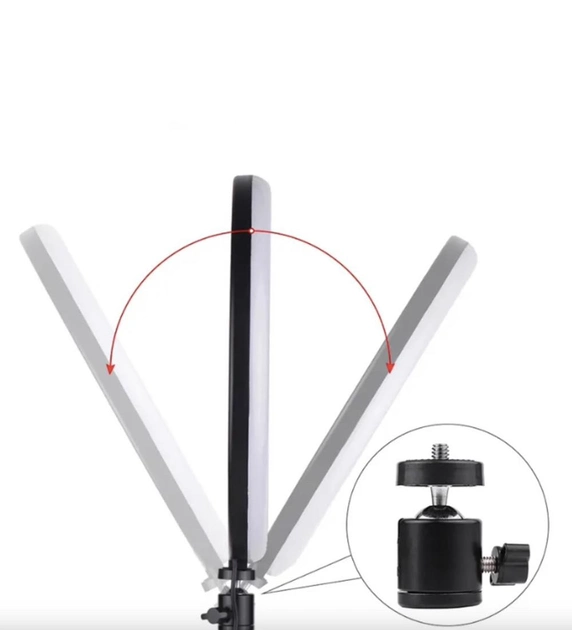 Кольцевая лампа Ring Light 36 см со штативом 2 м. (14105722) - фото 4