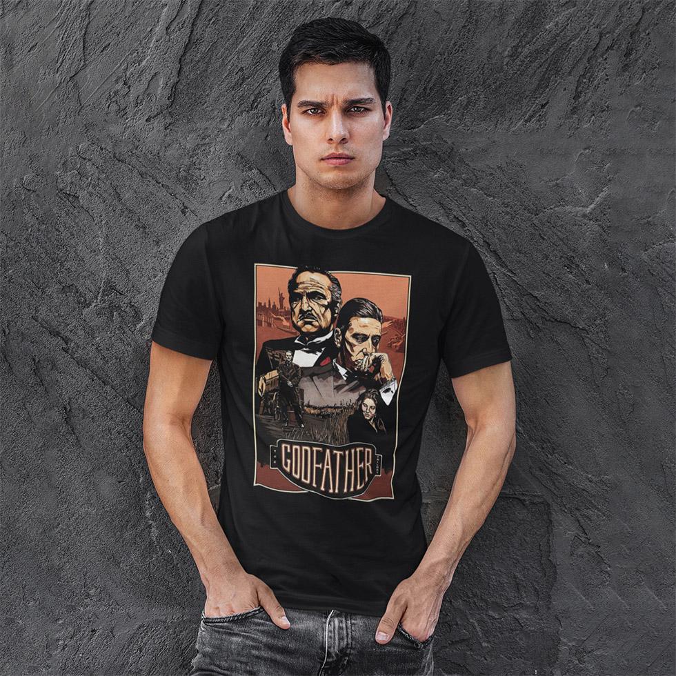 Футболка унисекс Godfather Vito Corleone 3XL Черный (32700010)