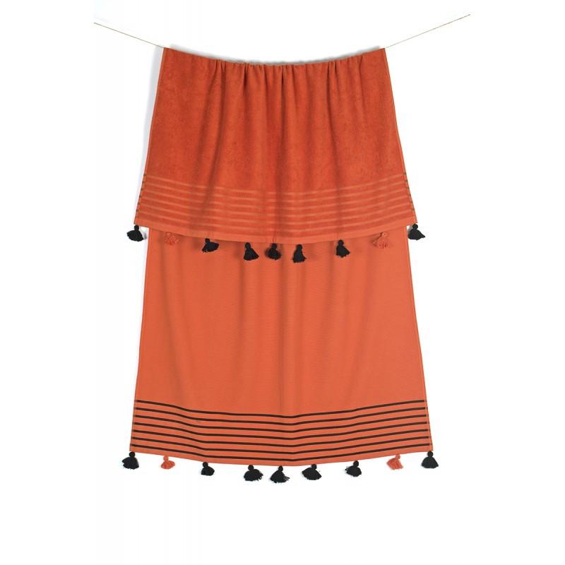 Полотенце махровое Buldans Capri tobacco 90х160 (svt-2000022224765)