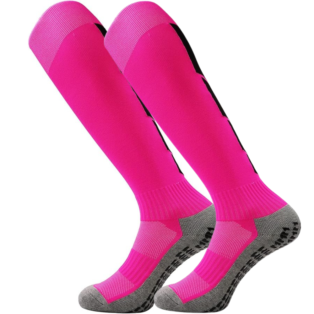 Гетри спортивні з антиковзаючим покриттям L Рожевий (2558735043)