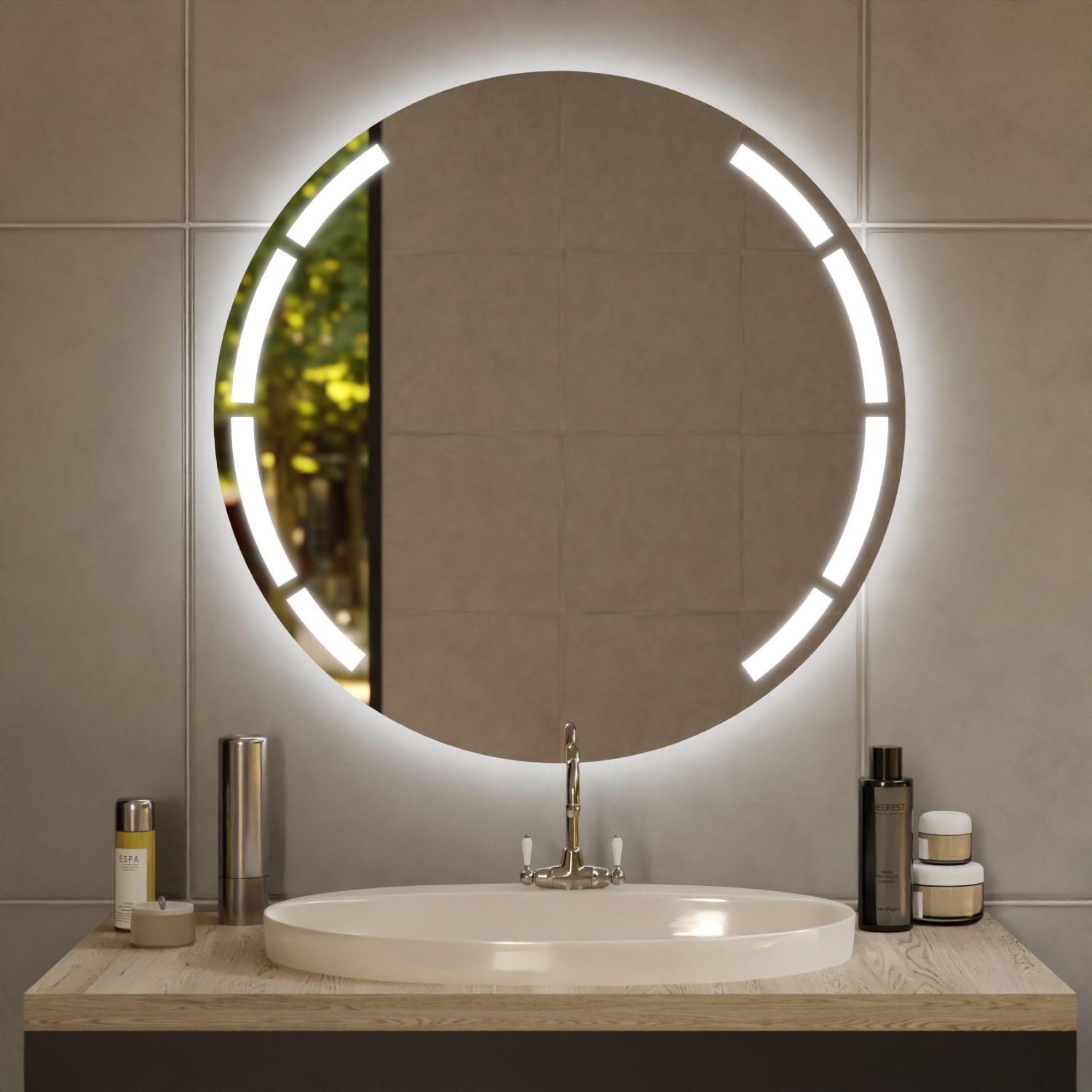 Зеркало Dim Dzerkal MEFA с LED-подсветкой 60х60 см (13352)