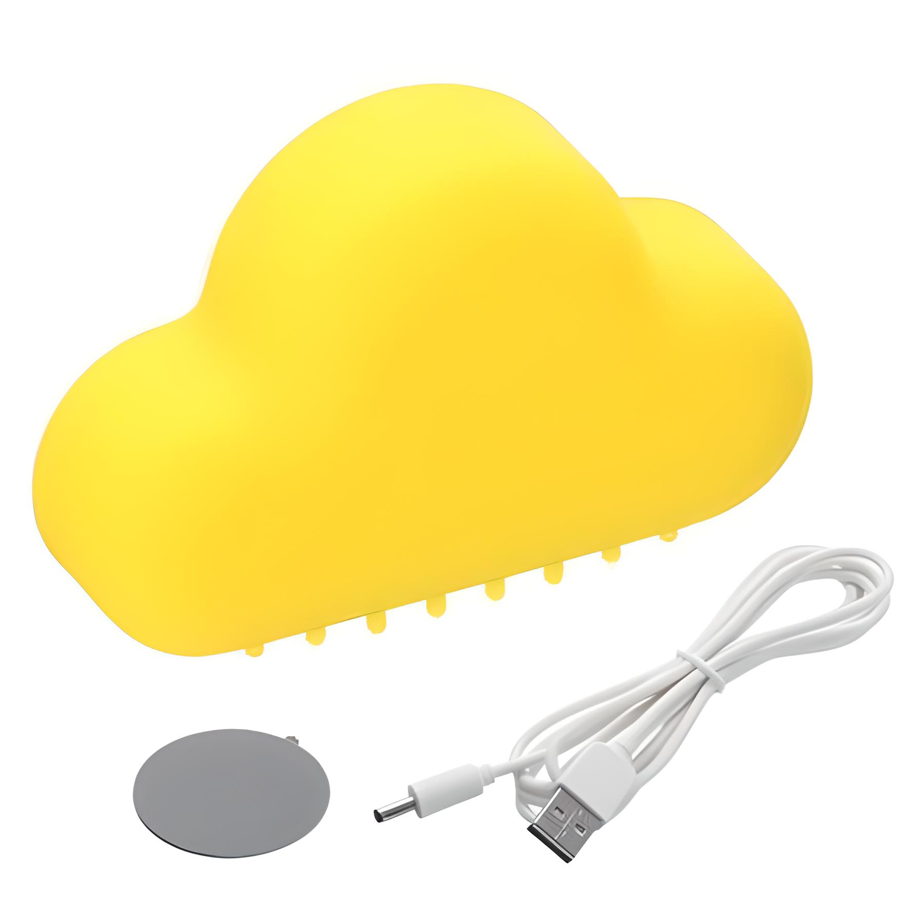 Ночник-светильник CLOUD Night LED Lamp Тучка на аккумуляторе Желтый