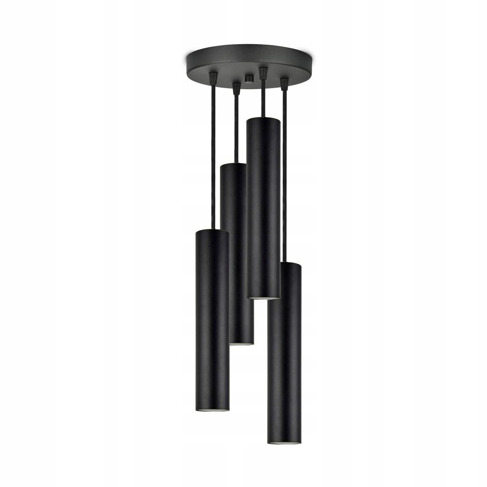 Підвісний світильник Makulo 4 Round Black (PL-0003686 M/BLACK) - фото 1