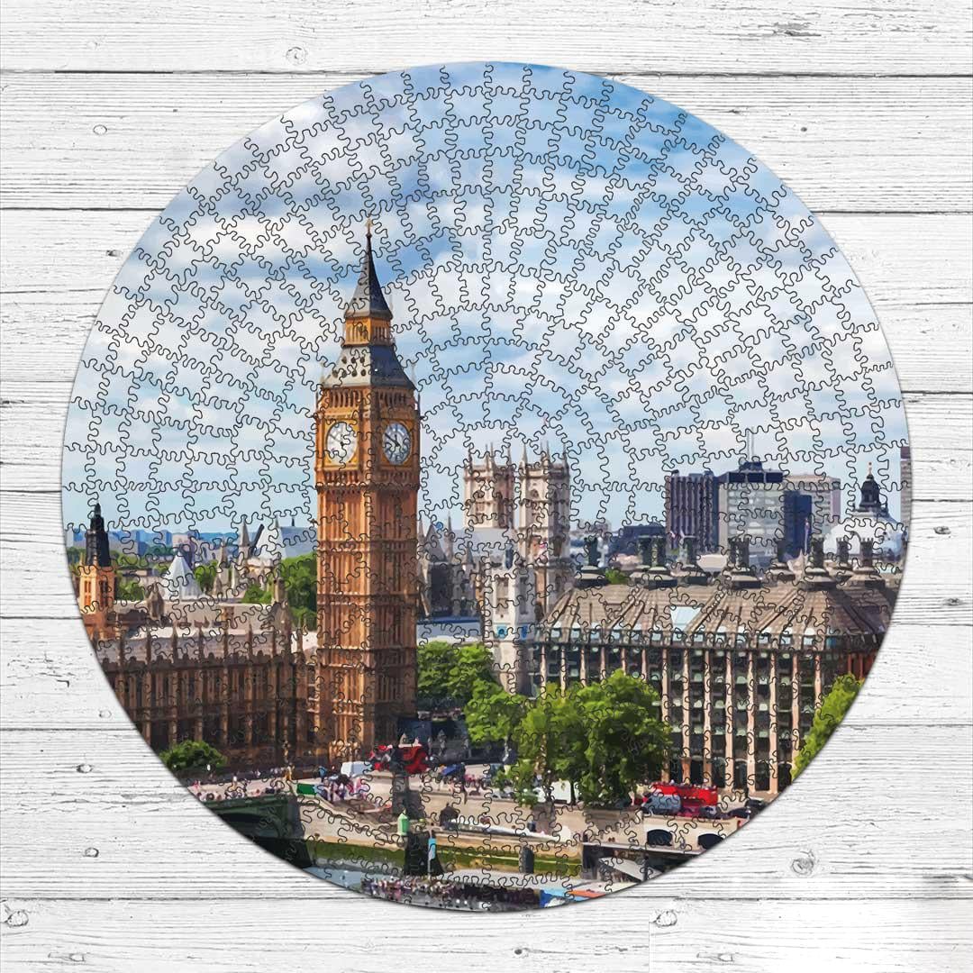 Деревянный пазл Биг Бен 40х40 см в подарочной деревянной коробке (ww-PZL40002-M-box) Деревянный пазл Биг Бен 40х40 см в подарочной деревянной коробке (ww-PZL40002-M-box)