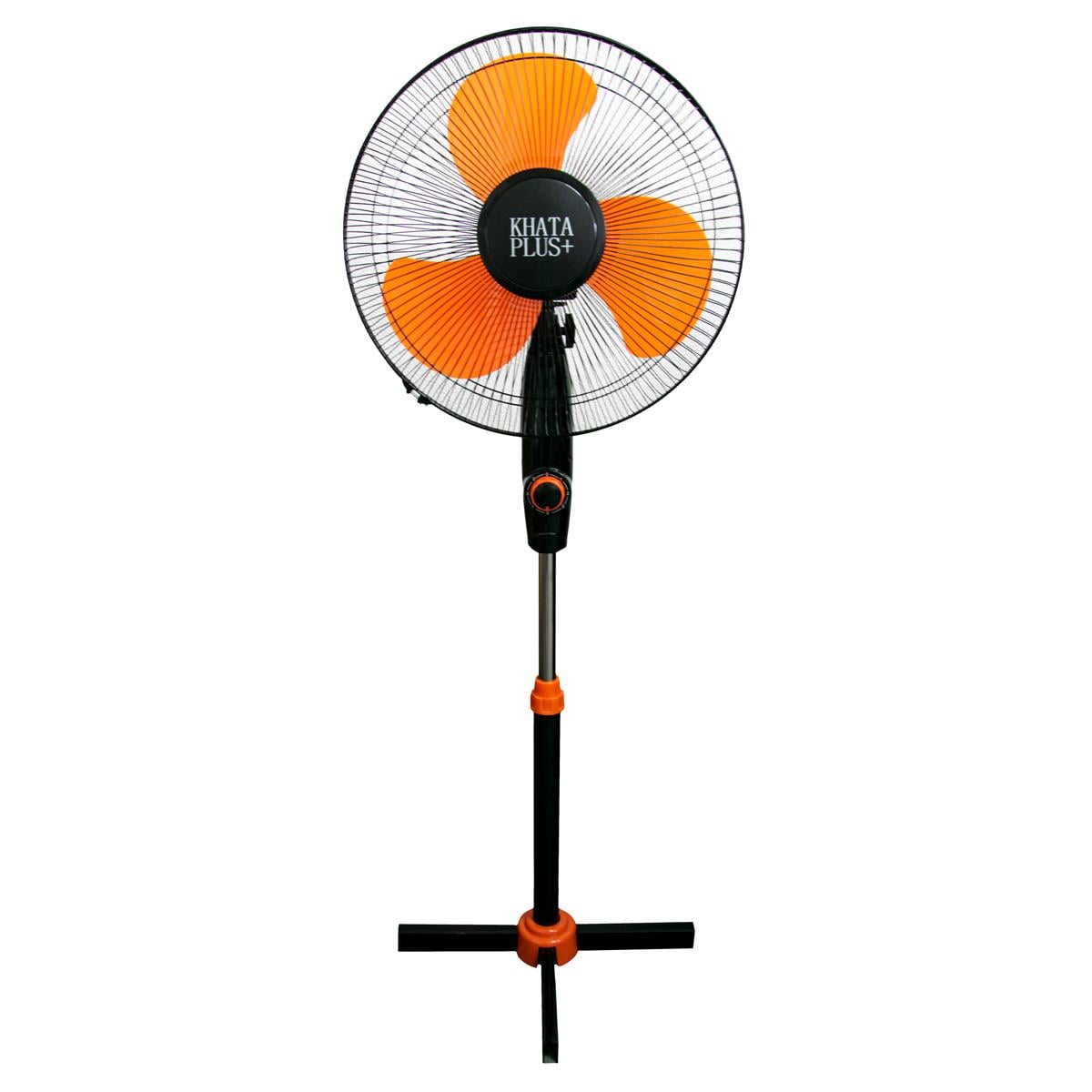 Напольный вентилятор для дома KHATA Plus+ FN2151 100 W Черно-оранжевый (1009361-Orange-1)