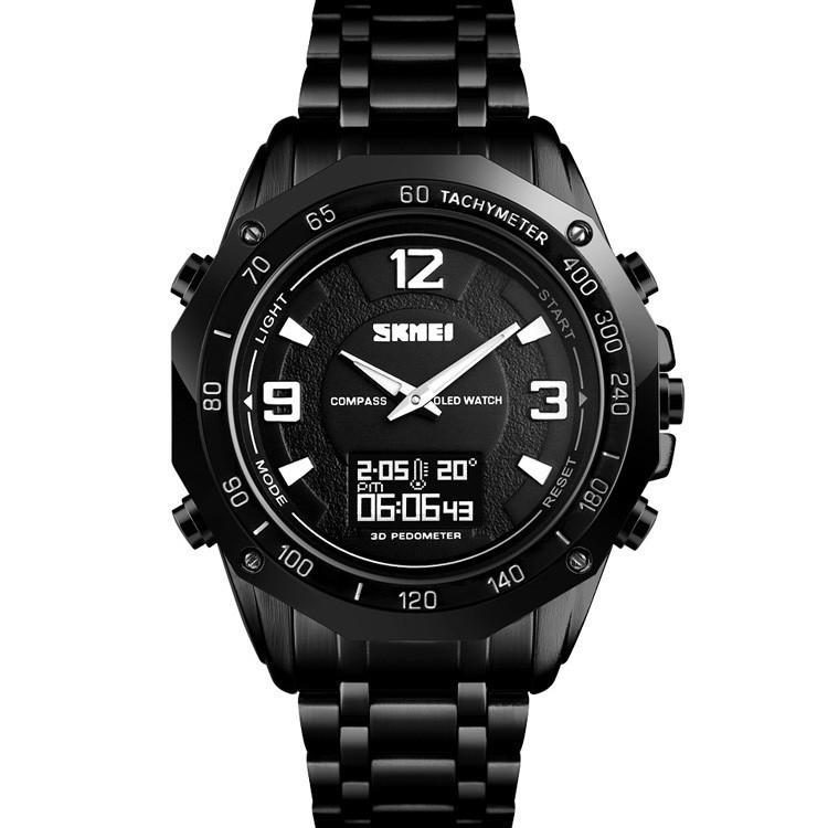 Часы наручные мужские Skmei 1464 1464BK Black (12319)