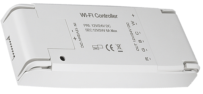 Регулятор для LED ленты RGBCW WiFi Controller (434421)