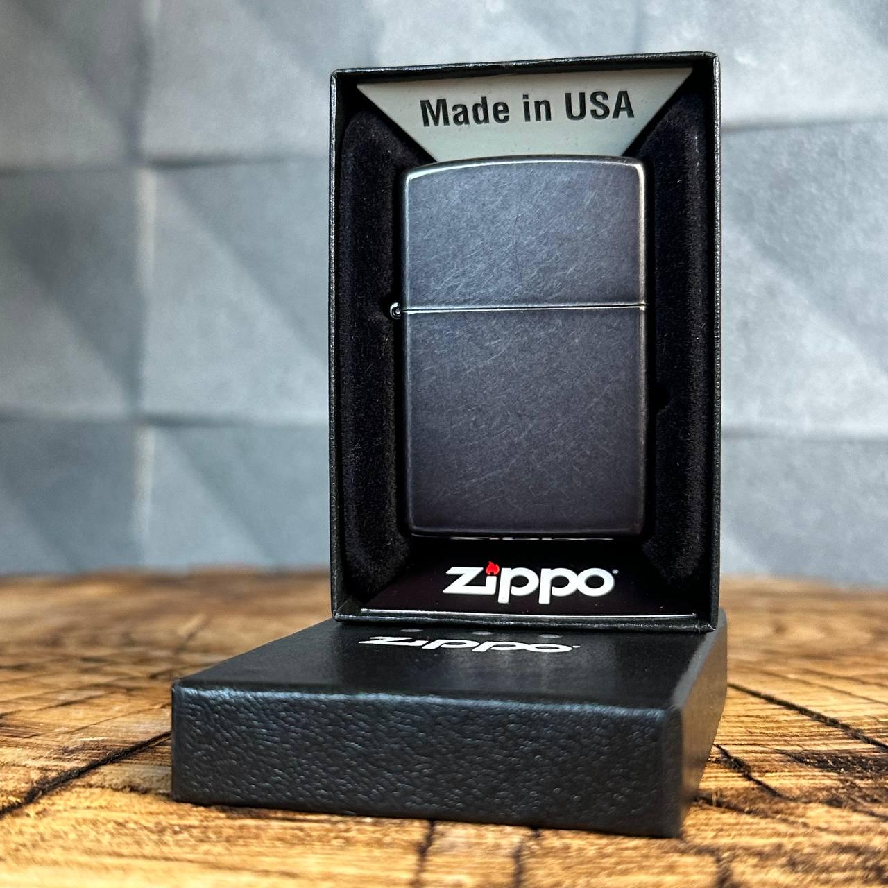 Запальничка бензинова ZIPPO Classic Gray Dusk - фото 6 Запальничка бензинова ZIPPO Classic Gray Dusk - фото 6