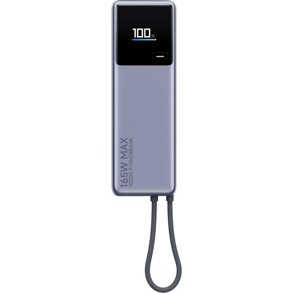 Портативная батарея Mijia Integrated Cable BHR9361GL 10000mAh 165W Grey