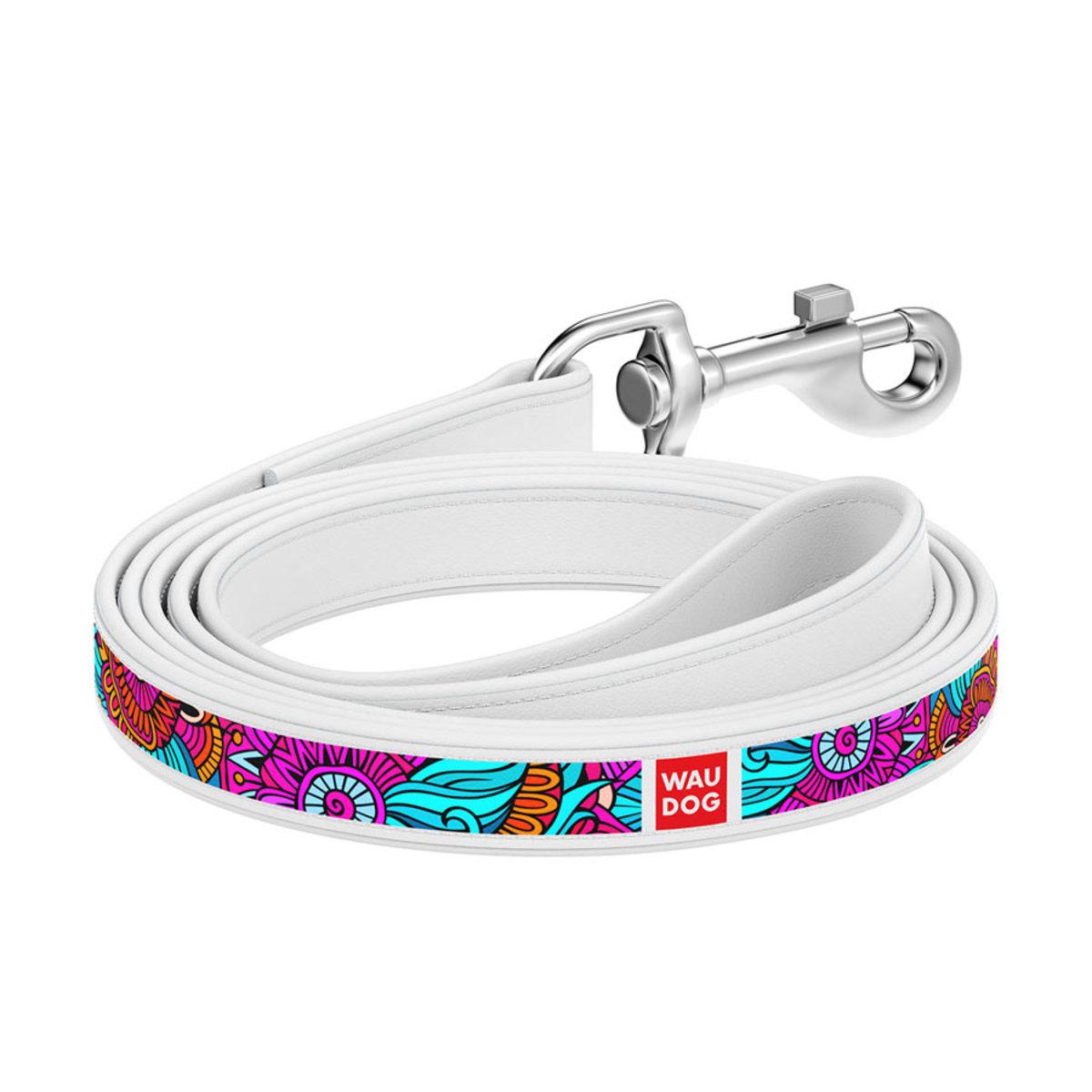 Поводок Waudog Лето 18 мм 122 см Белый