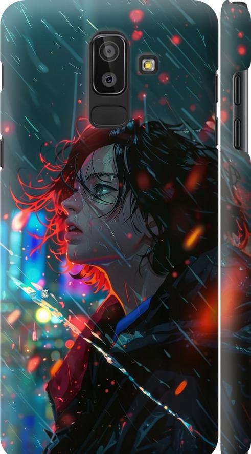 Чехол на Samsung Galaxy J8 2018 Ночные огни (6096m-1511-42517) Чехол на Samsung Galaxy J8 2018 Ночные огни (6096m-1511-42517)