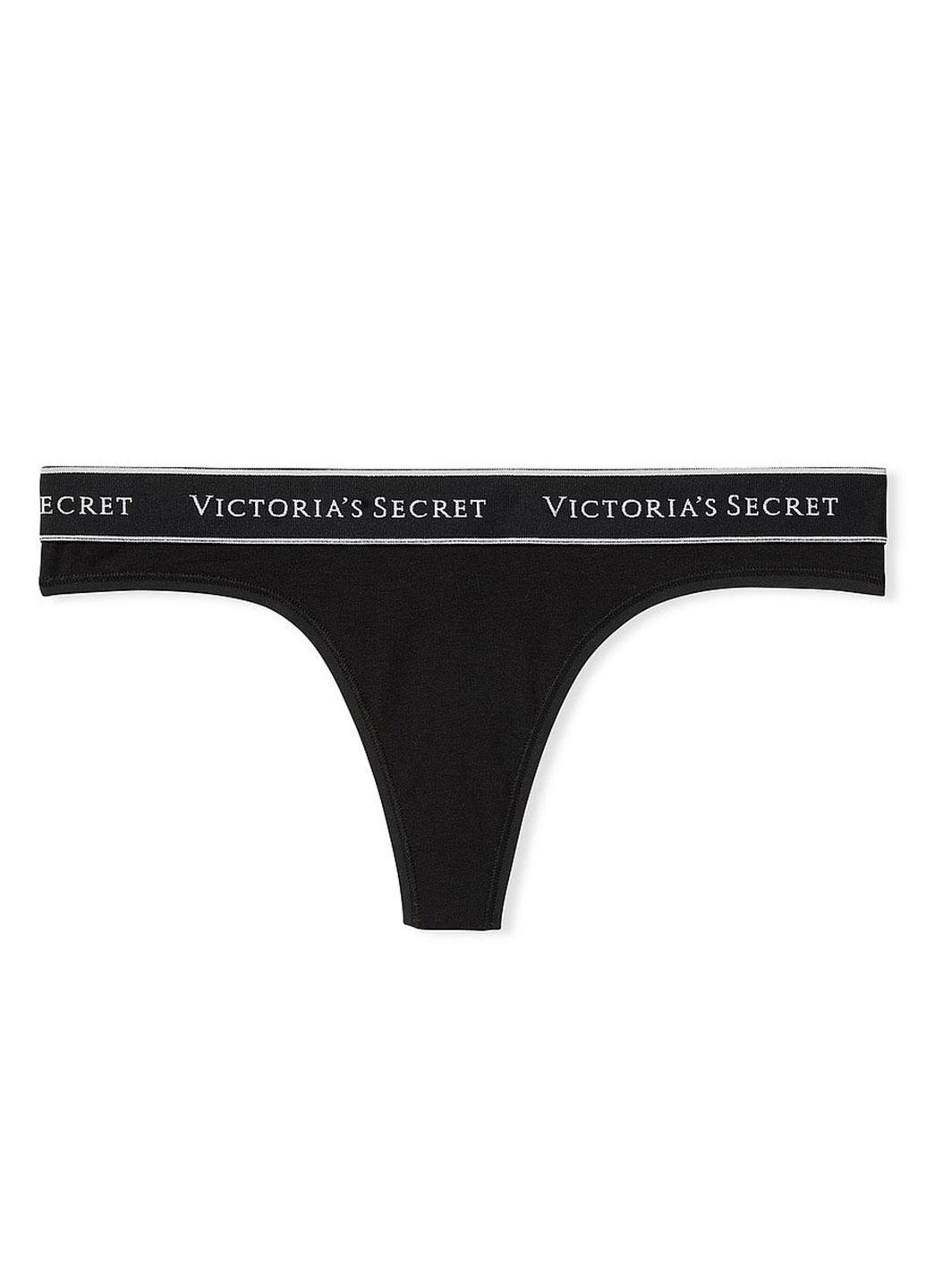 Трусики Victoria's Secret S Чорний (144000415830QB4S) - фото 4