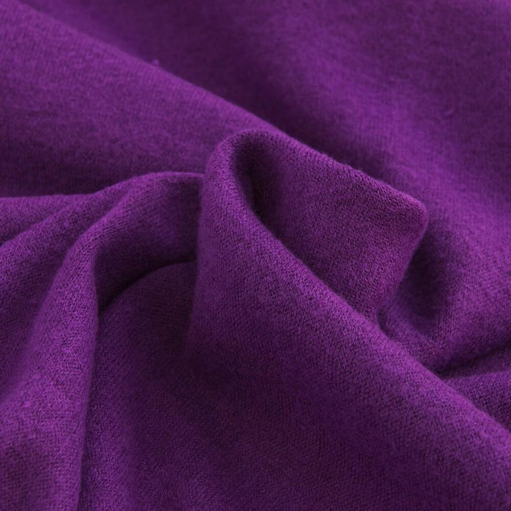 Ткань трикотаж двухсторонняя Осень №48 Светло-фиолетовый (10810)