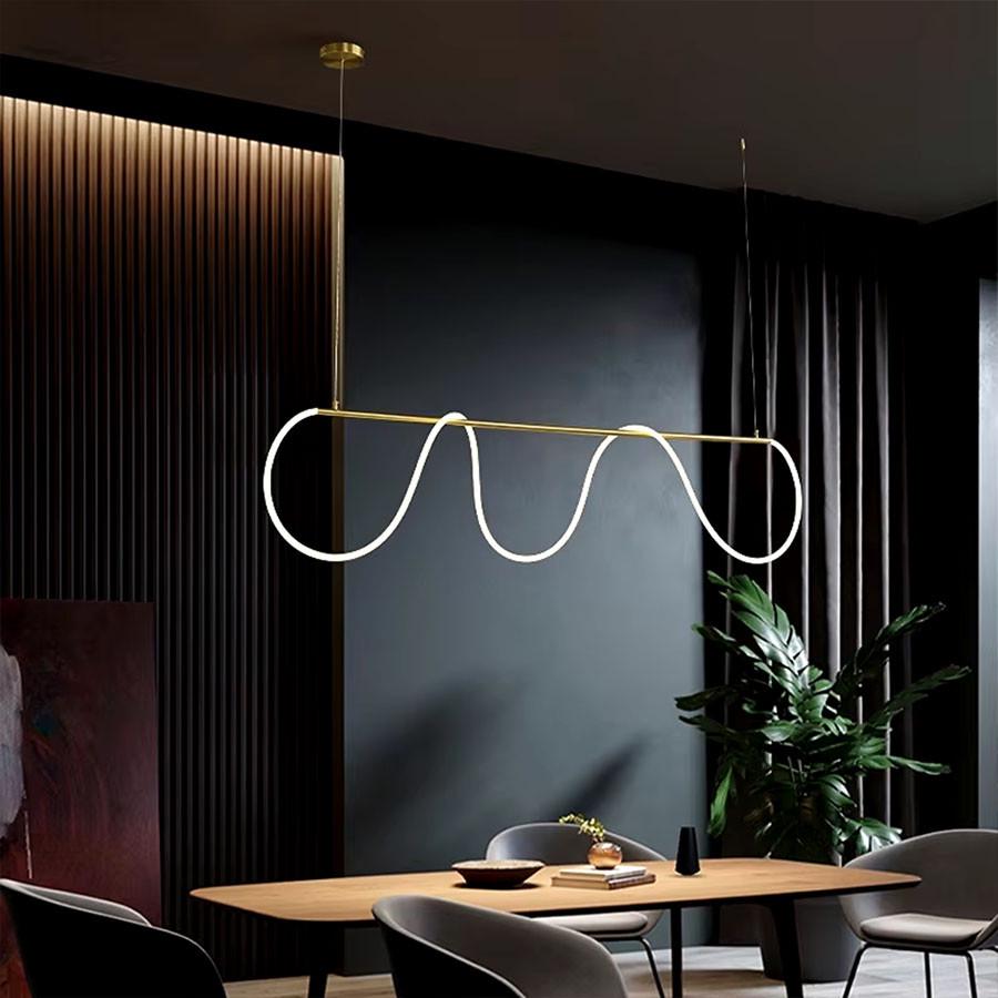 Люстра латунная удлиненная с гибкой Led лентой 140 см (y 410-1200 ab) - фото 7 Люстра латунная удлиненная с гибкой Led лентой 140 см (y 410-1200 ab) - фото 7