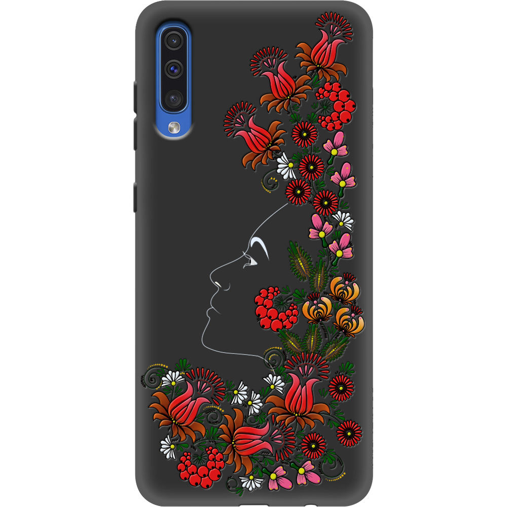 Чехол Boxface Samsung A505 Galaxy A50 3D Ukrainian Muse Черный силикон (36417-bk64-36628)
