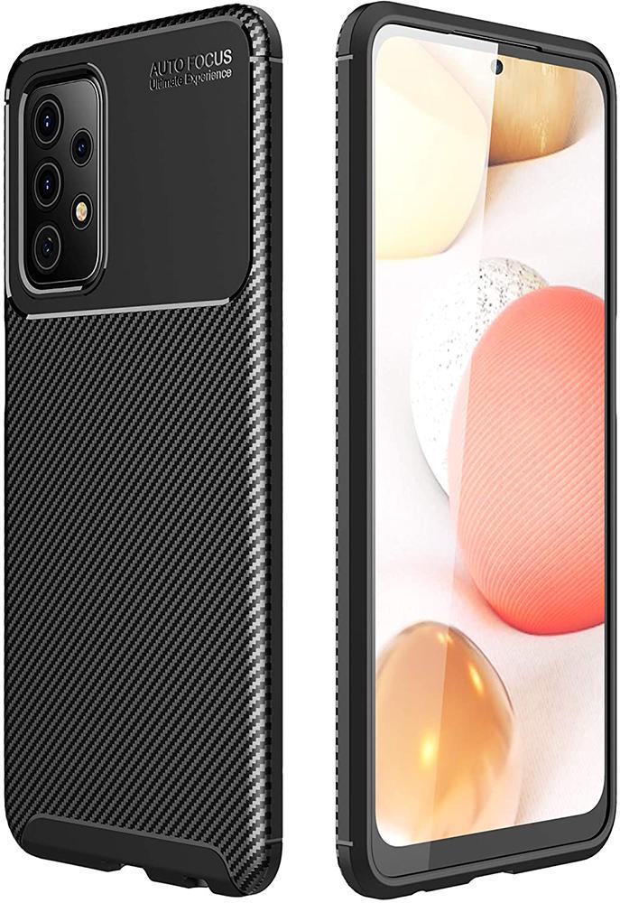 Чохол накладка Auto Focus Carbon для Samsung Galaxy A72 A725 Black (22782-2B)