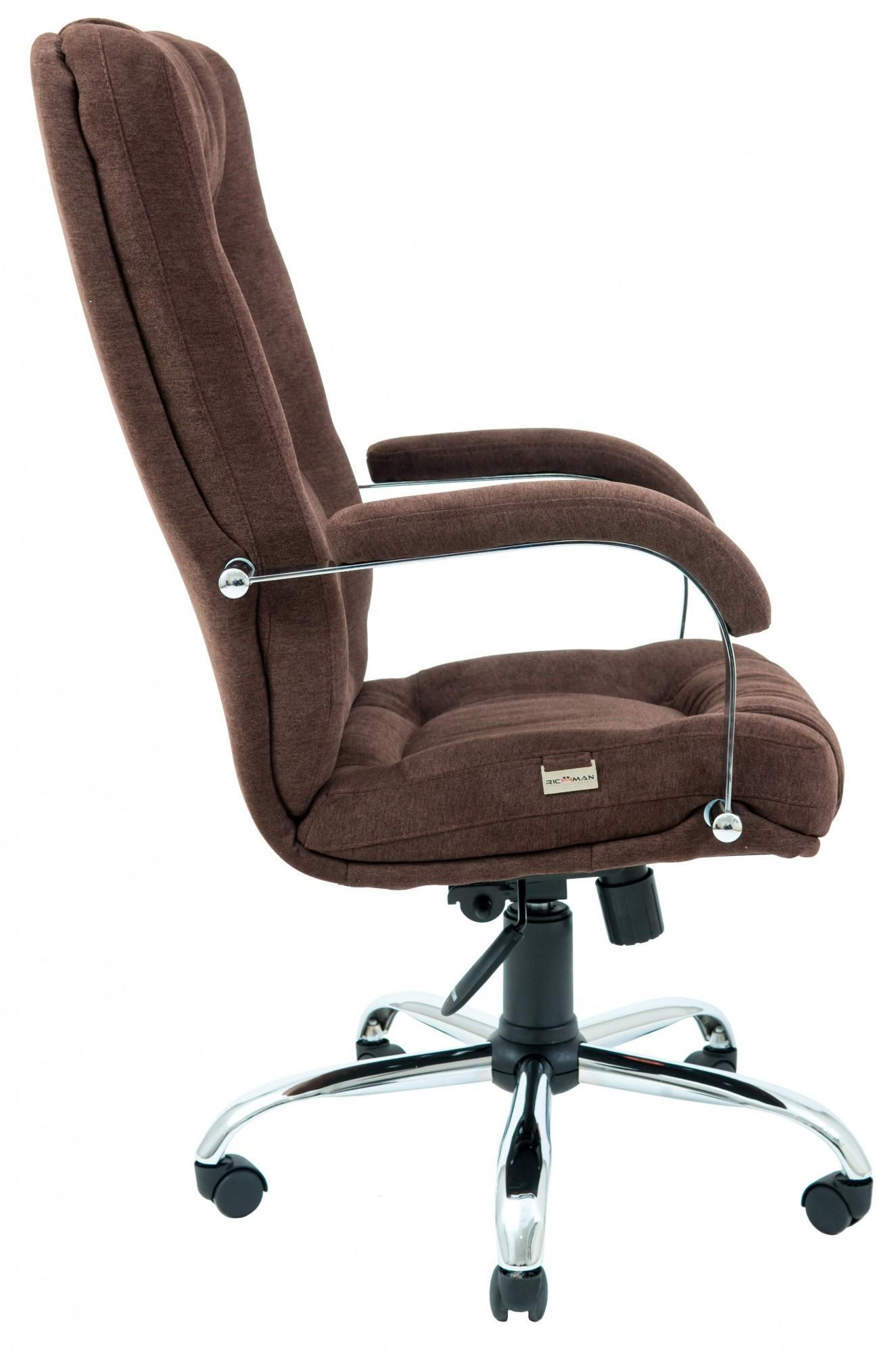 Крісло офісне комп'ютерне Alberto Кордрі 472 Хром М1 Tilt Коричневий - фото 3 Крісло офісне комп'ютерне Alberto Кордрі 472 Хром М1 Tilt Коричневий - фото 3