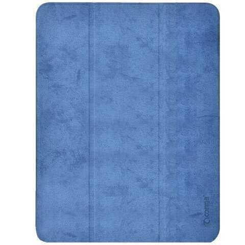Кожанный чехол-книжка, обложка Comma Leather Case with Pen Holder Series for iPad Pro 12.9 4Gen, Blue