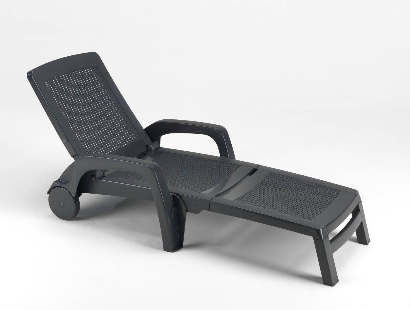 Лежак Bica MIAMI Антрацит (1535) - фото 1 Лежак Bica MIAMI Антрацит (1535) - фото 1