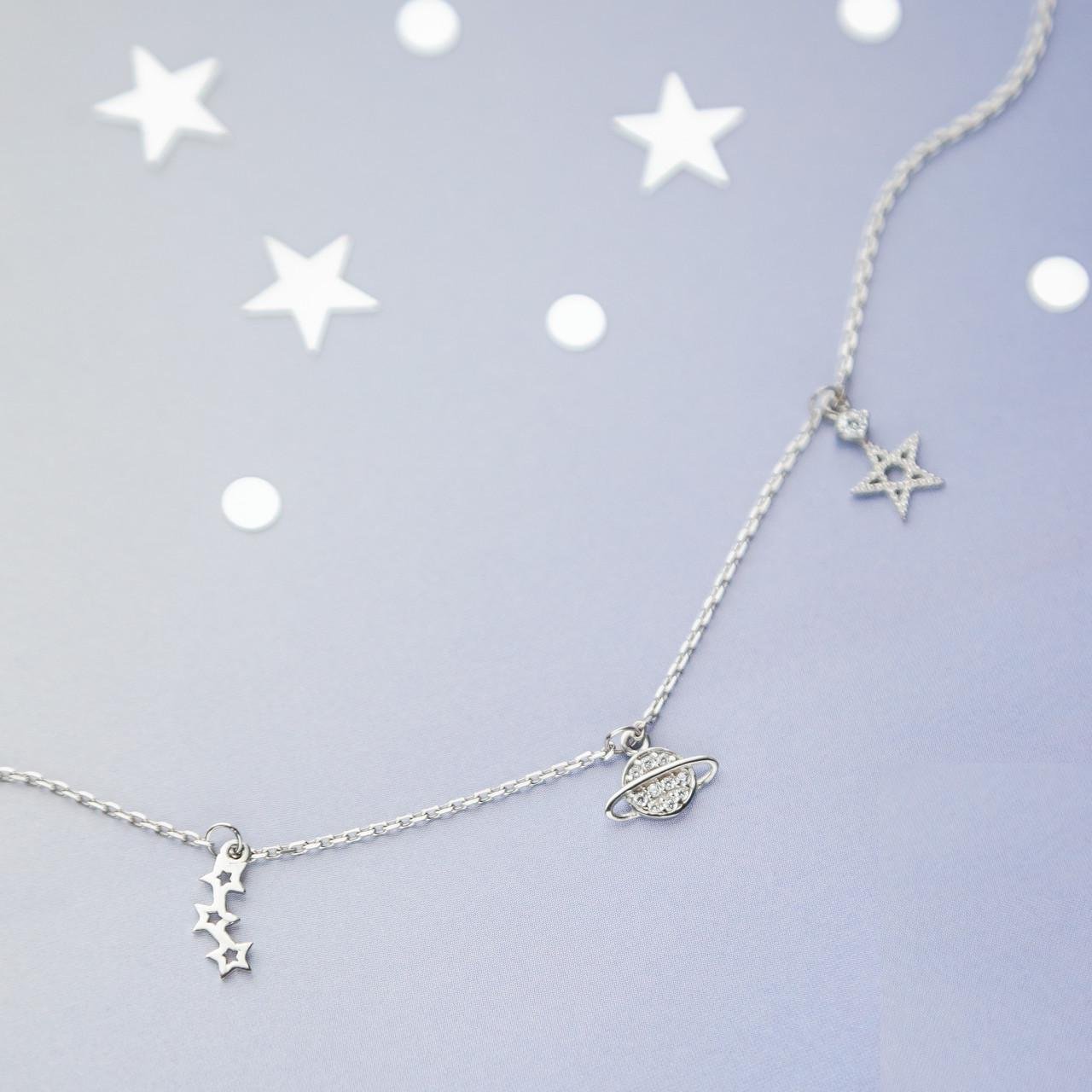 Браслет срібний Всесвіт