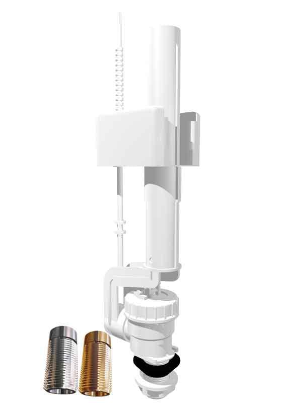Клапан заполнения KKPOL с нижним подводом 3/8" латунь (RS-ZND/113)