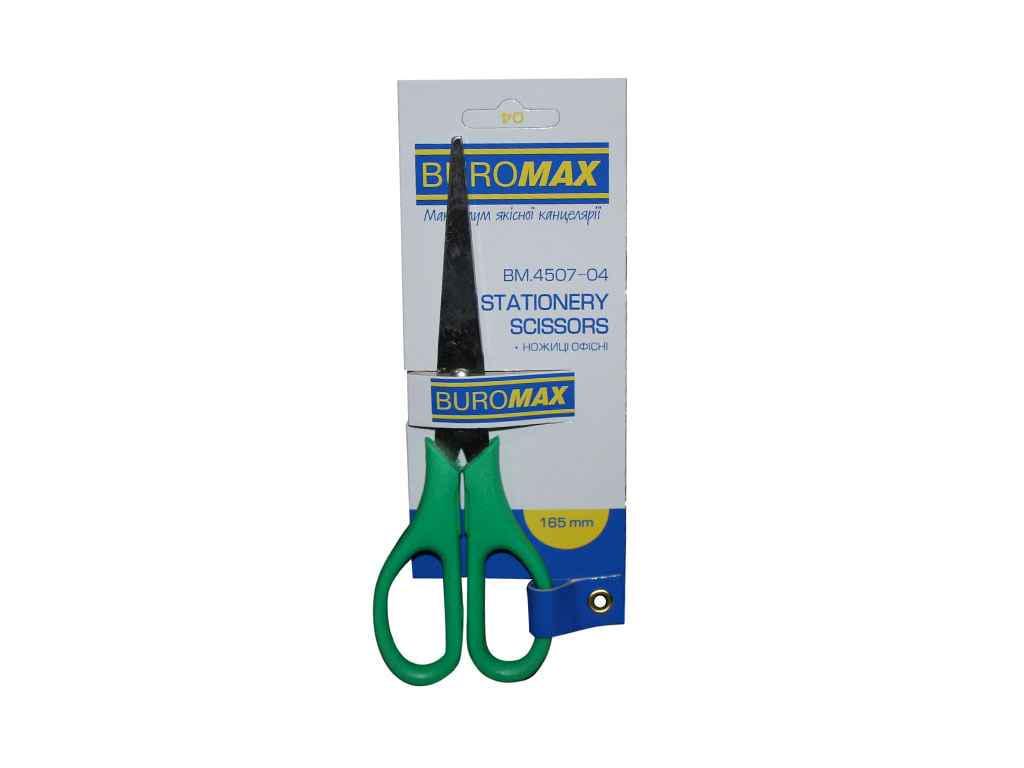 Ножницы офисные Buromax BM.4507-04 16 см Зеленый (281139)