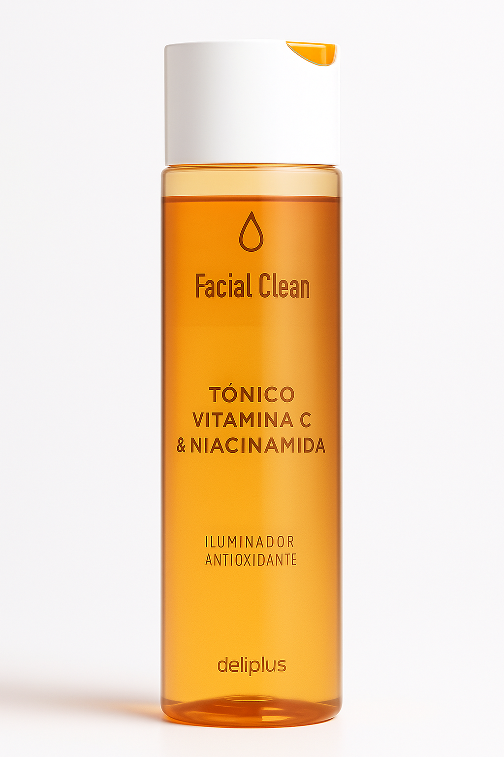 Тоник для ежедневного ухода Facial Clean Tónico Vitamin C & Niacinamida Deliplus 255 мл (26993254)